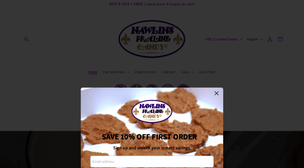 nawlinspralinecandy.com