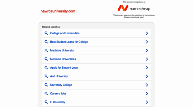 nawrozuniversity.com