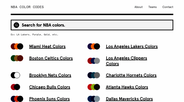 nbacolors.com