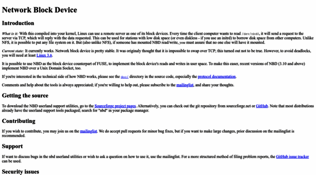 nbd.sourceforge.io