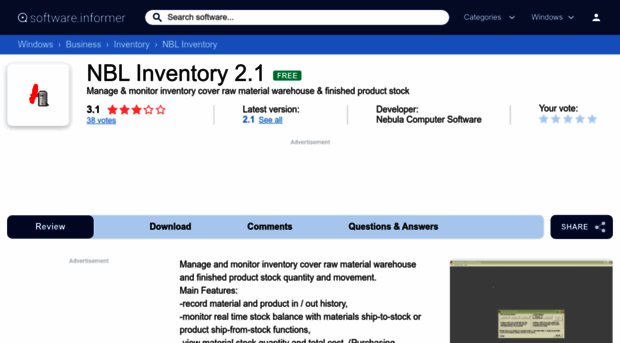 nbl-inventory.software.informer.com