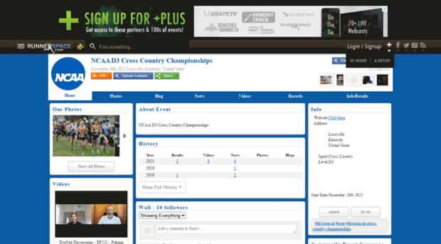 ncaa-division-iii-cross-country-championships.runnerspace.com