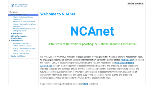 ncanet.usgcrp.gov