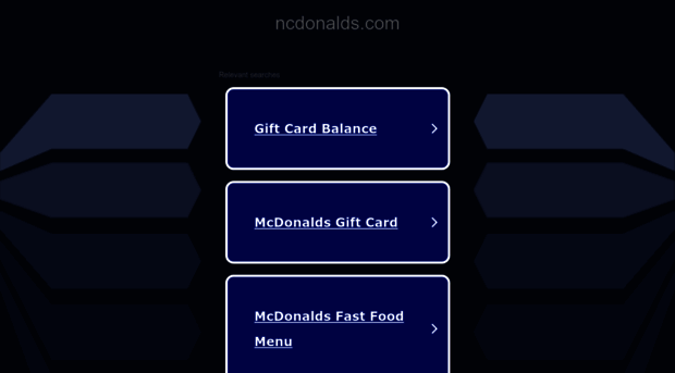 ncdonalds.com