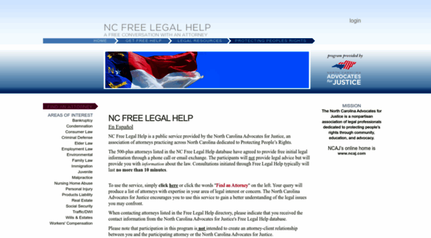 ncfreelegalhelp.org