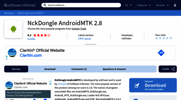 nckdongle-androidmtk.software.informer.com