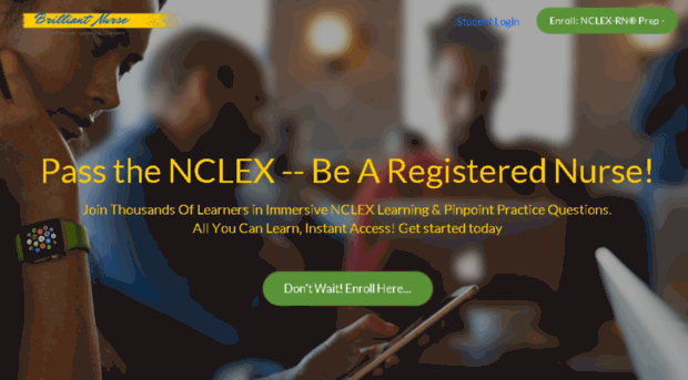 nclex.brilliantnurse.com