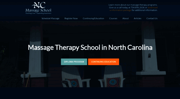 ncmassageschool.com