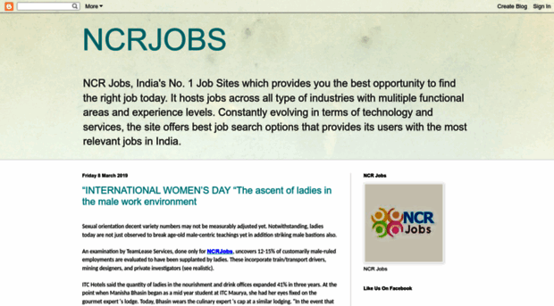 ncrjobsindia.blogspot.in