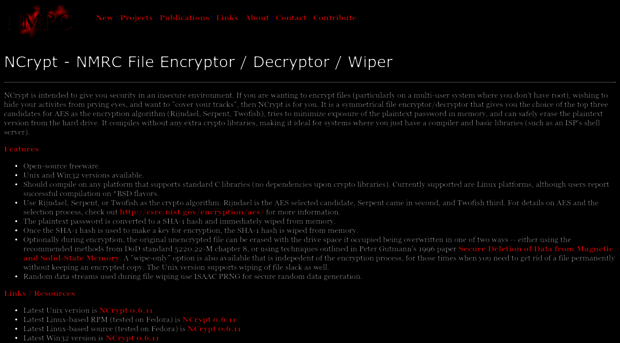 ncrypt.sourceforge.net