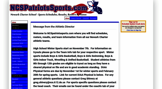 ncspatriotssports.com