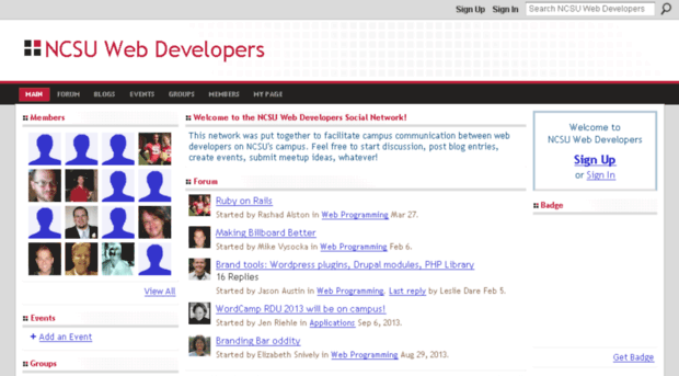 ncsuwebdev.ning.com