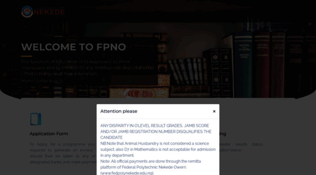 ndapplication.fpno.edu.ng