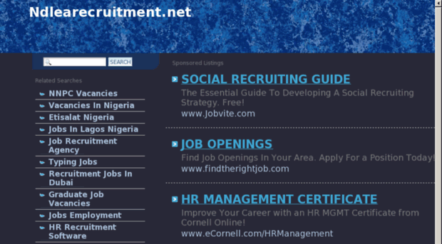 ndlearecruitment.net