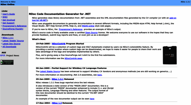 ndoc.sourceforge.net