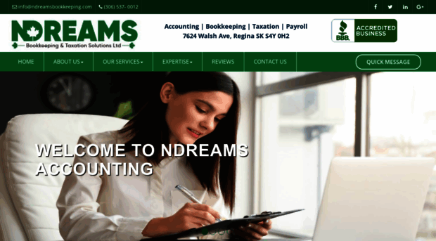 ndreamsbookkeeping.com