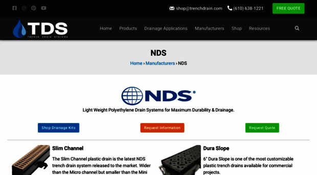 ndstrenchdrain.com