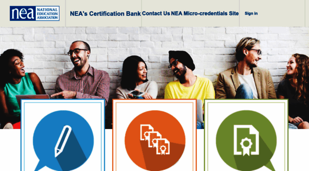 nea.certificationbank.com