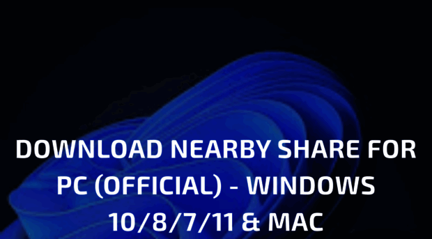 nearbyshareforpc.in