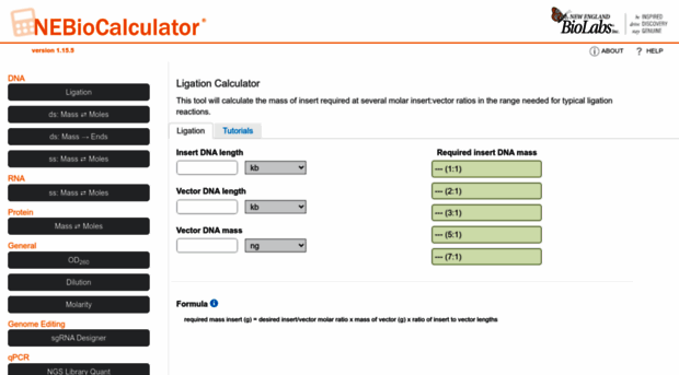 nebiocalculator.neb.com