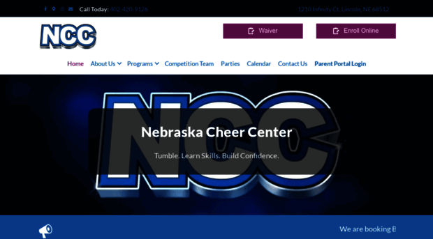 nebraskacheercenter.com