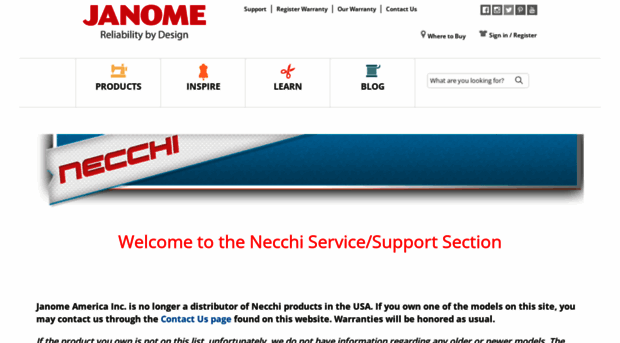 necchi-usa.com