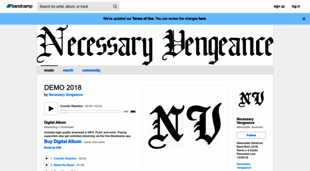 necessaryvengeance.bandcamp.com