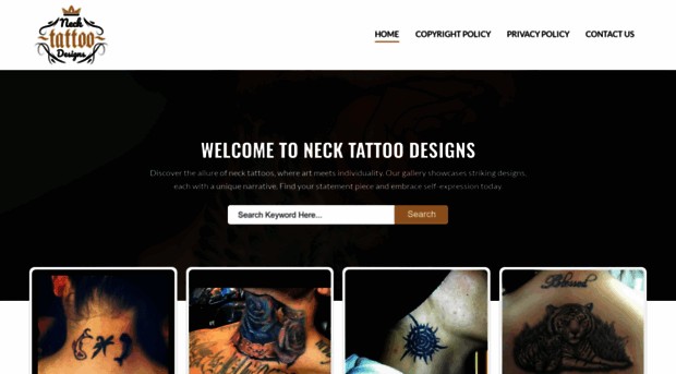 necktattoodesigns.com