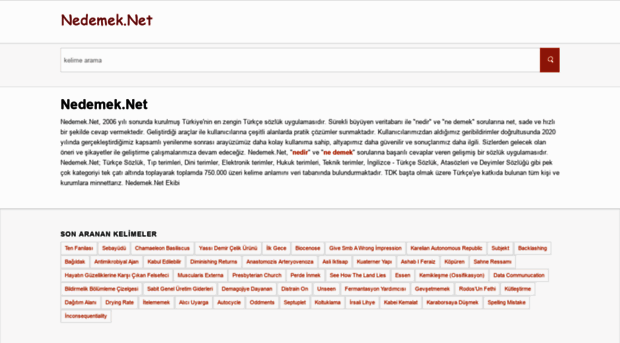 nedemek.net