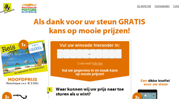 nederlandbedankt.postcodeloterij.nl