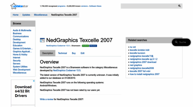 nedgraphics-texcelle-2007.updatestar.com