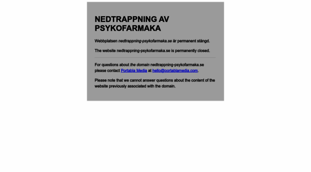 nedtrappning-psykofarmaka.se