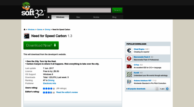 need-for-speed-drive-carbon.soft32.com