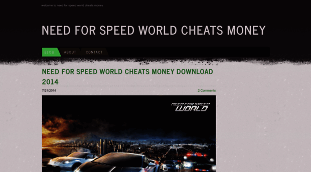 needforspeedworldcheatsmoney.weebly.com