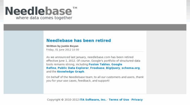 needlebase.com