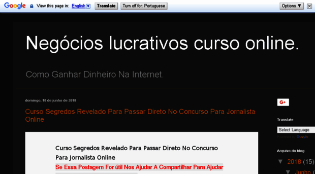 negocioslucrativoscursoonline.blogspot.com