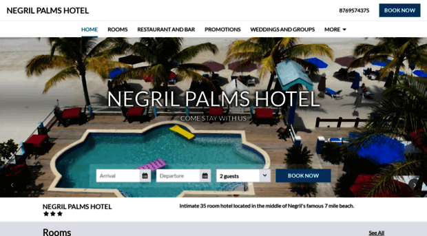 negrilpalmshotel.com