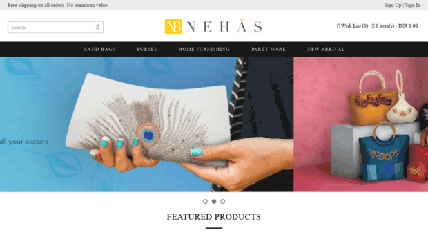 nehasbags.com