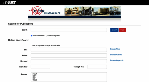 nehrpsearch.nist.gov
