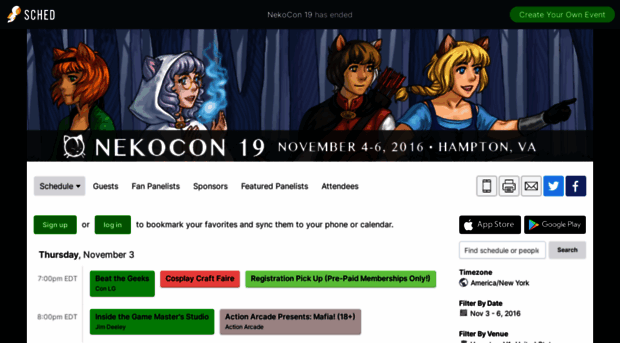 nekocon192016.sched.org