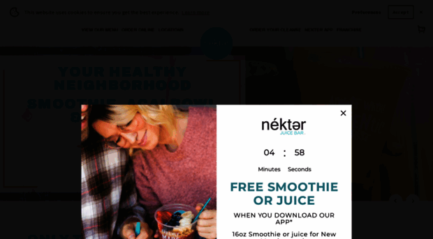 nekterjuicebar.com