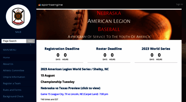 nelegionbaseball.net