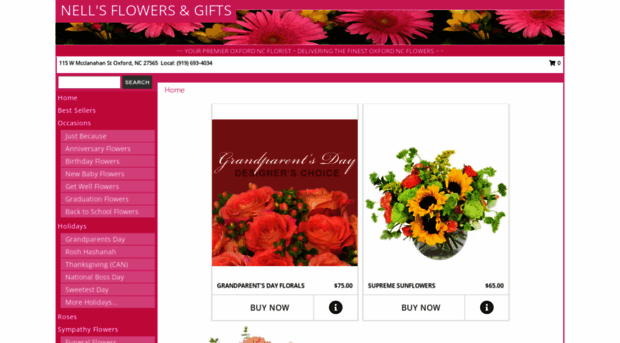 nellsflowersandgifts.com