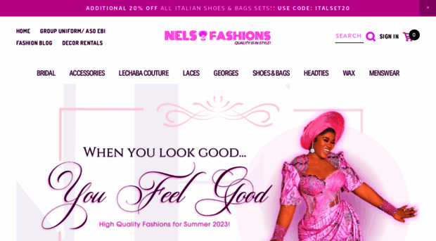 nelsfashions.com