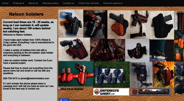 nelsonholsters.com