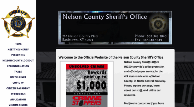 nelsonsheriff.com