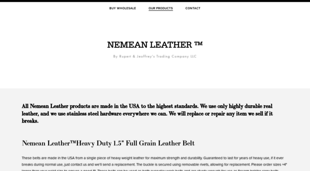 nemeanleather.com