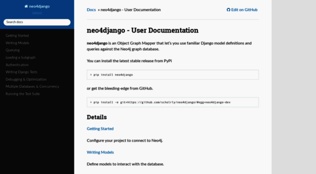 neo4django.readthedocs.io