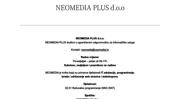 neomedia.hr