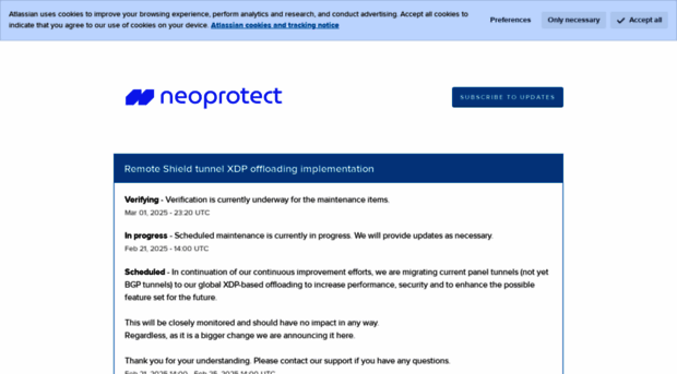 neoprotect.statuspage.io